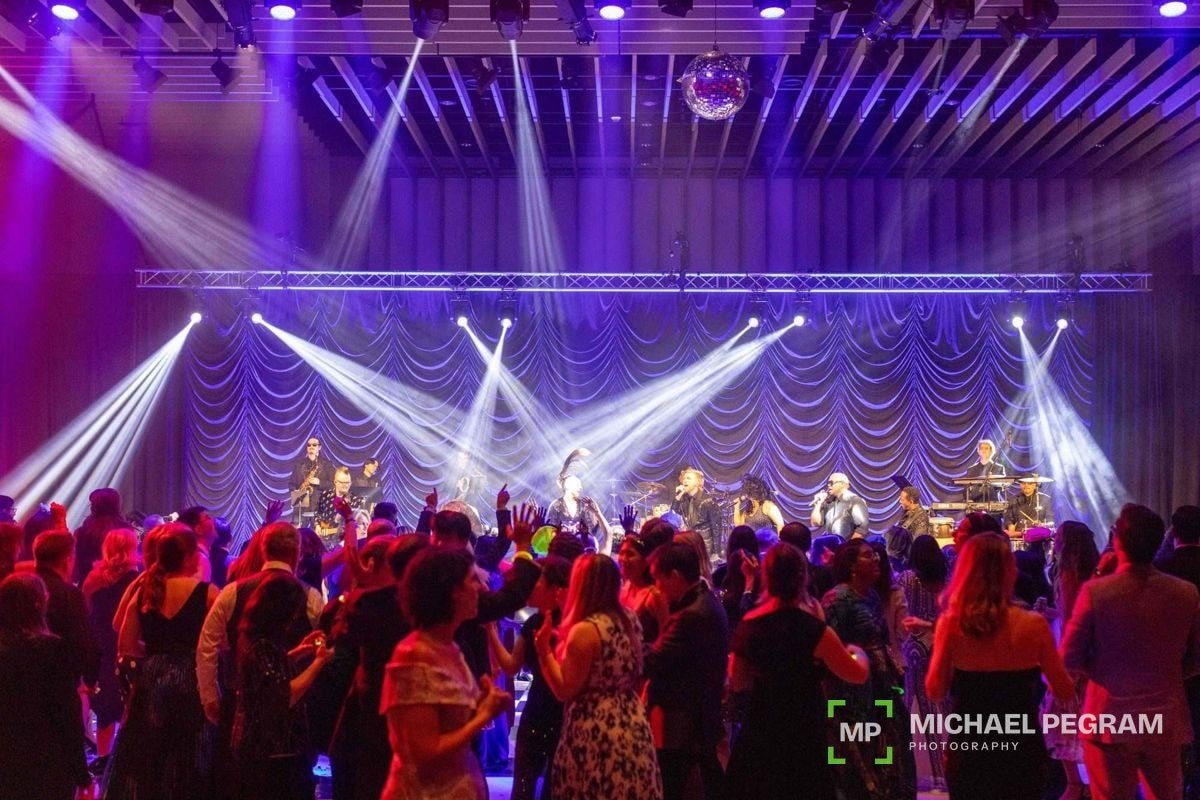 Dance floor photo with the white and lime watermark in the bottom right corner