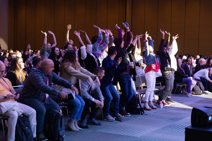 Speaker on stage at the California Medical Association Medical Group Advocacy Symposium — corporate event photography by Michael Pegram